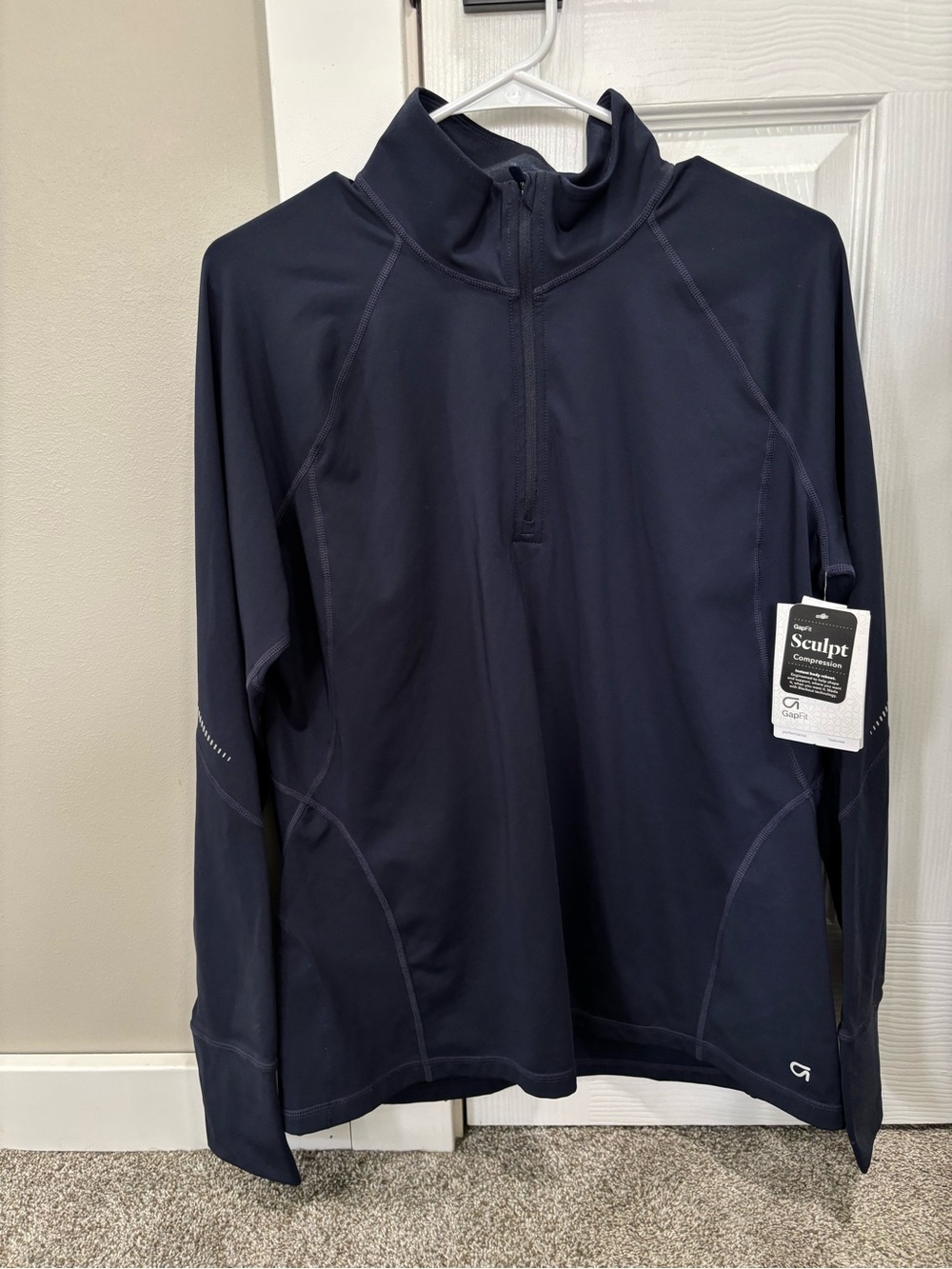 Gap Fit Navy Half-Zip Pullover